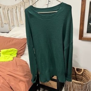 Green sweater